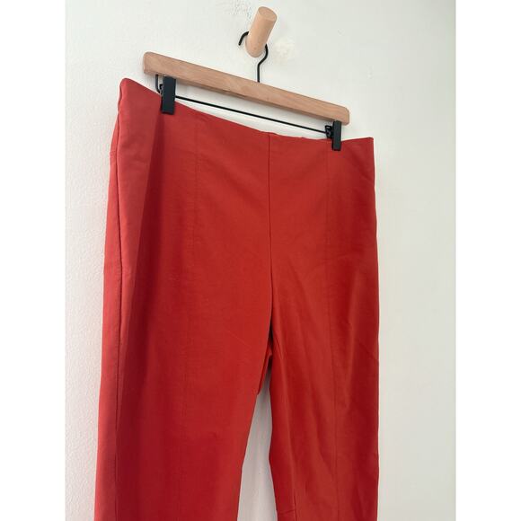MM Lafleur The Oshima Pants Plus Size 2X Red Chili Flake Dressy Pull On Trousers - Picture 4 of 10